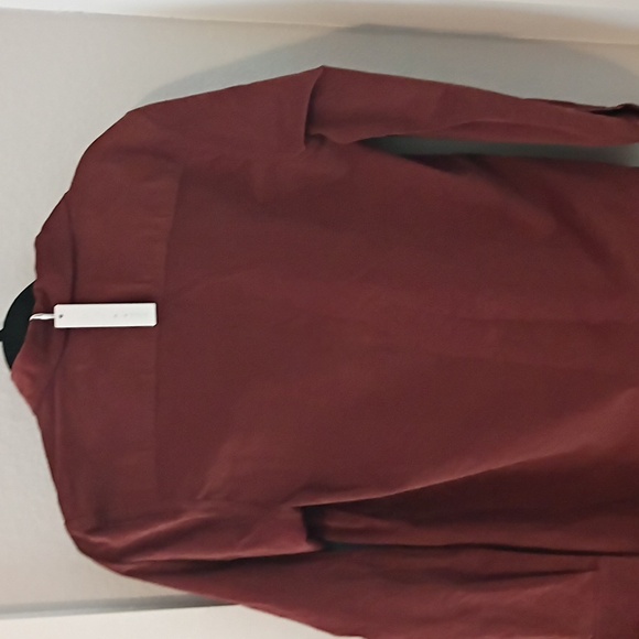 Rust Button-Up Dress - Picture 2 of 4